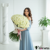 Bouquet of 101 white roses