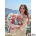 Pre-assembled bouquet of flowers Peach Dawn