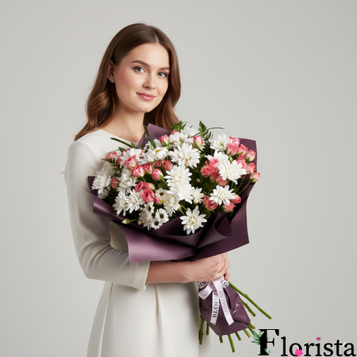Букет из ромашек Pure & Pristine