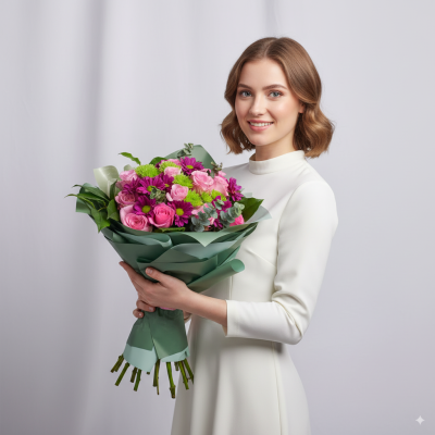 Змішаний квітковий букет Secret Garden